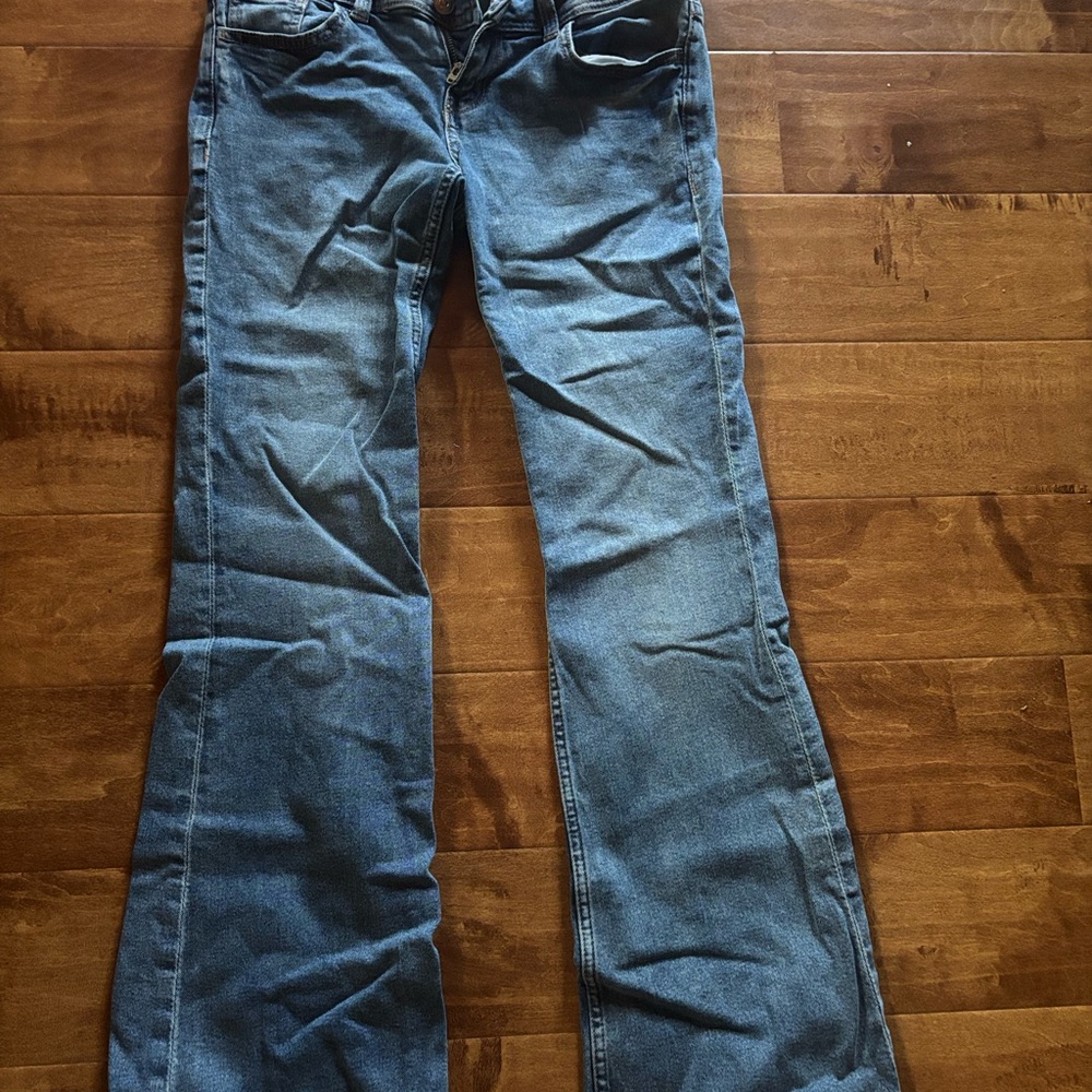 H&M Blue Flare & Wide Leg Jeans